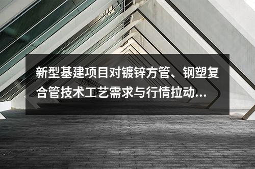 新型基建項目對鍍鋅方管、鋼塑復合管技術工藝需求與行情拉動效應